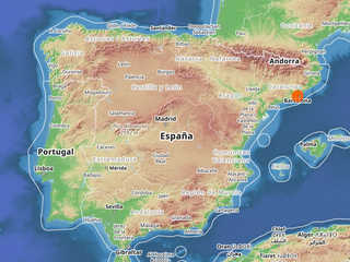 Map showing Barcelona location (opens in OpenStreetMap)