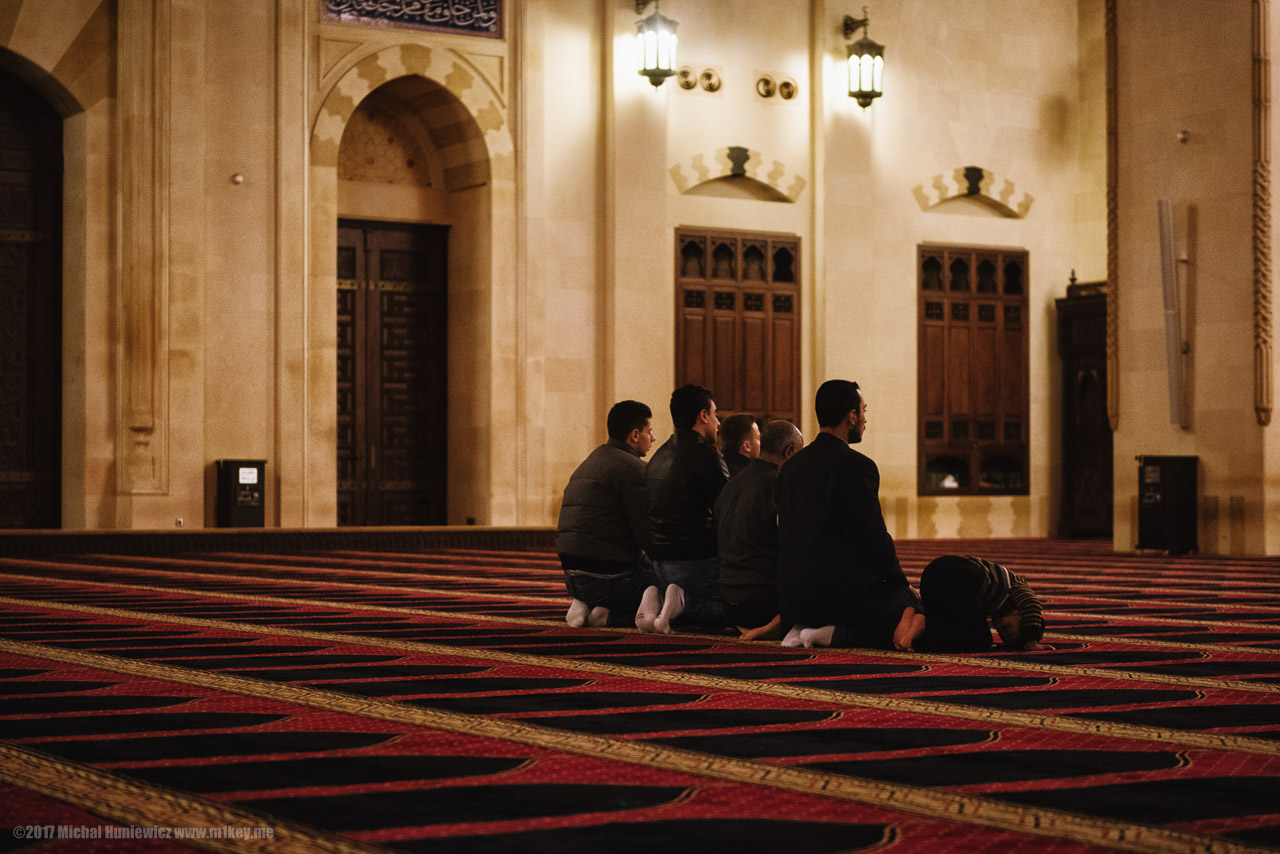 Inside the Mohammad Al-Amin Mosque