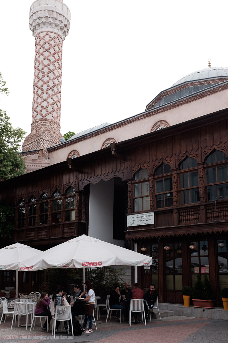 Café In Front of a Mosque