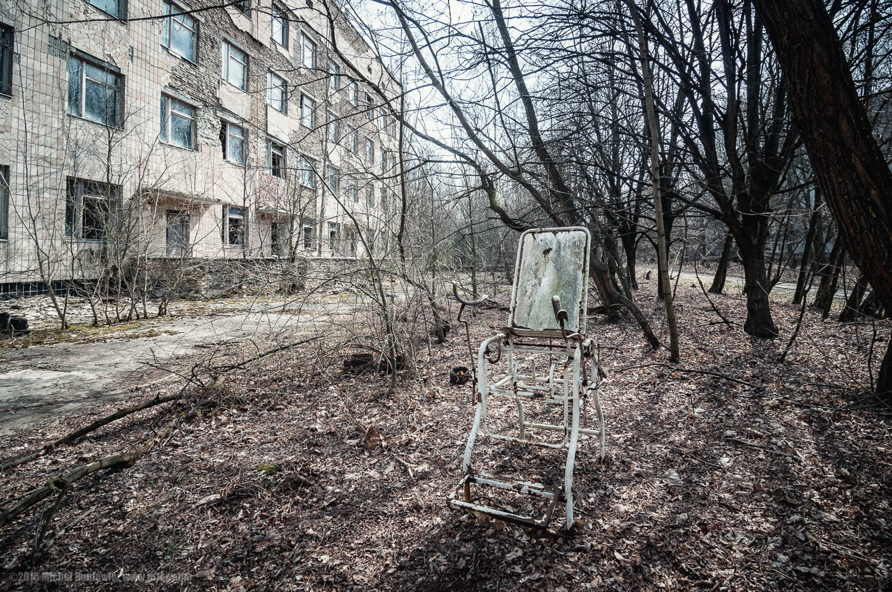 The most contaminated but easily accessible place in the Chernobyl Exclusion Zone today ©Michal Huniewicz