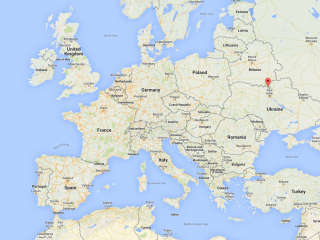 Map showing Chernobyl, Ukraine location (opens in OpenStreetMap)