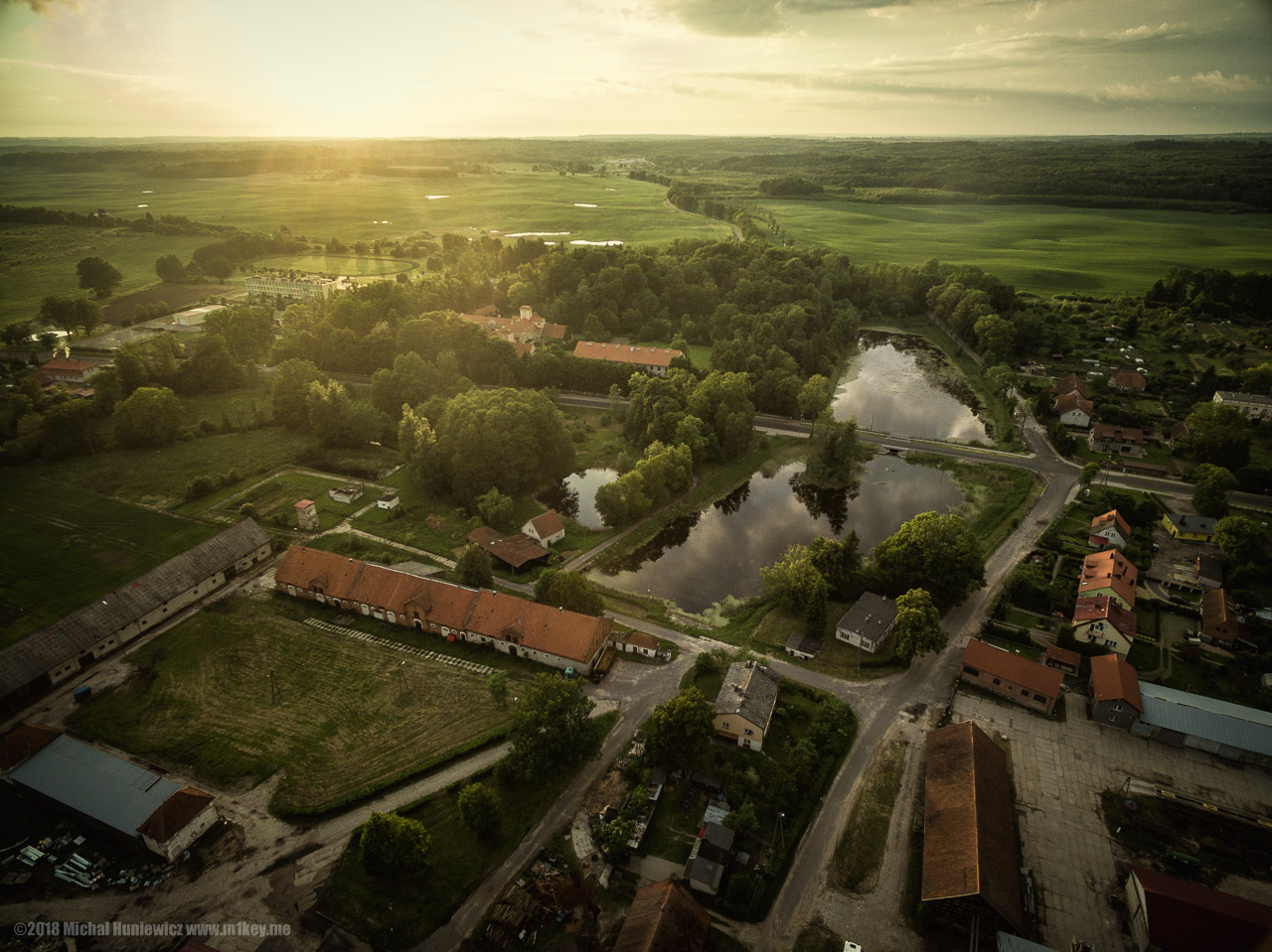 Sunset over Dobrocin