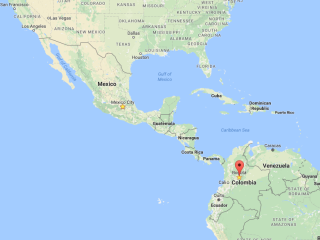 Map showing Bogotá, Colombia location (opens in OpenStreetMap)