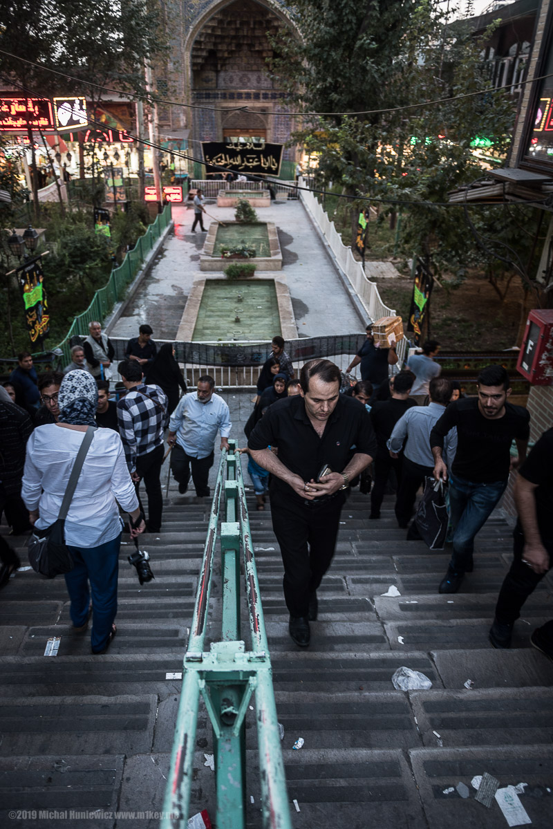 Downstairs to a Mosque