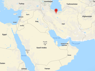 Map showing Iran location (opens in OpenStreetMap)