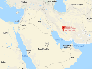 Map showing Iran location (opens in OpenStreetMap)