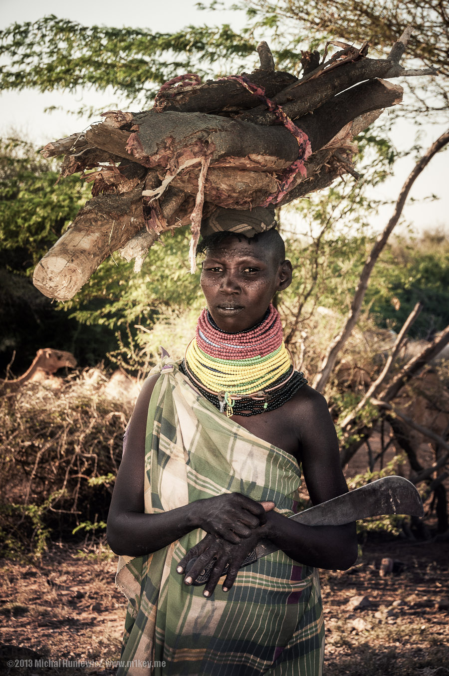 Girl with a machete