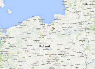 Map showing Dobrocin & Morąg in Poland location (opens in OpenStreetMap)
