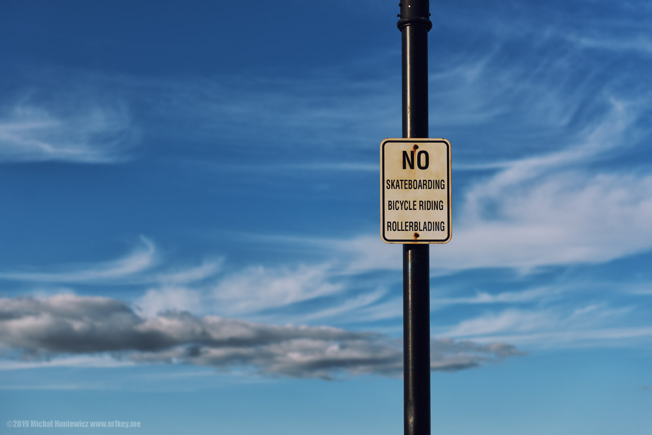 No Skateboarding