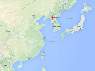 Map showing Pyongyang location (opens in OpenStreetMap)