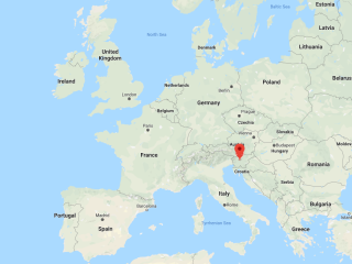 Map showing Ljubljana, Slovenia location (opens in OpenStreetMap)