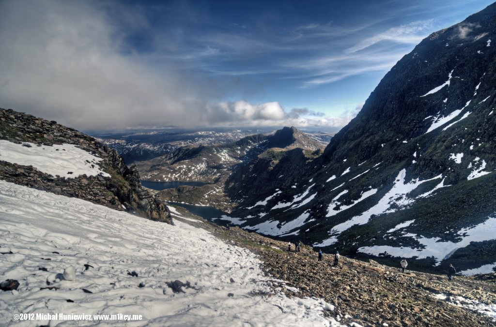 Going up - Snowdonia