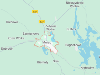 Map showing Morąg location (opens in OpenStreetMap)