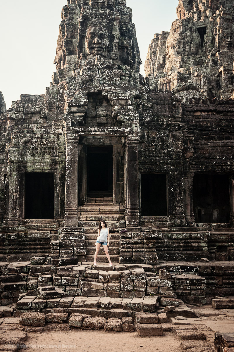 Ksenia at Bayon