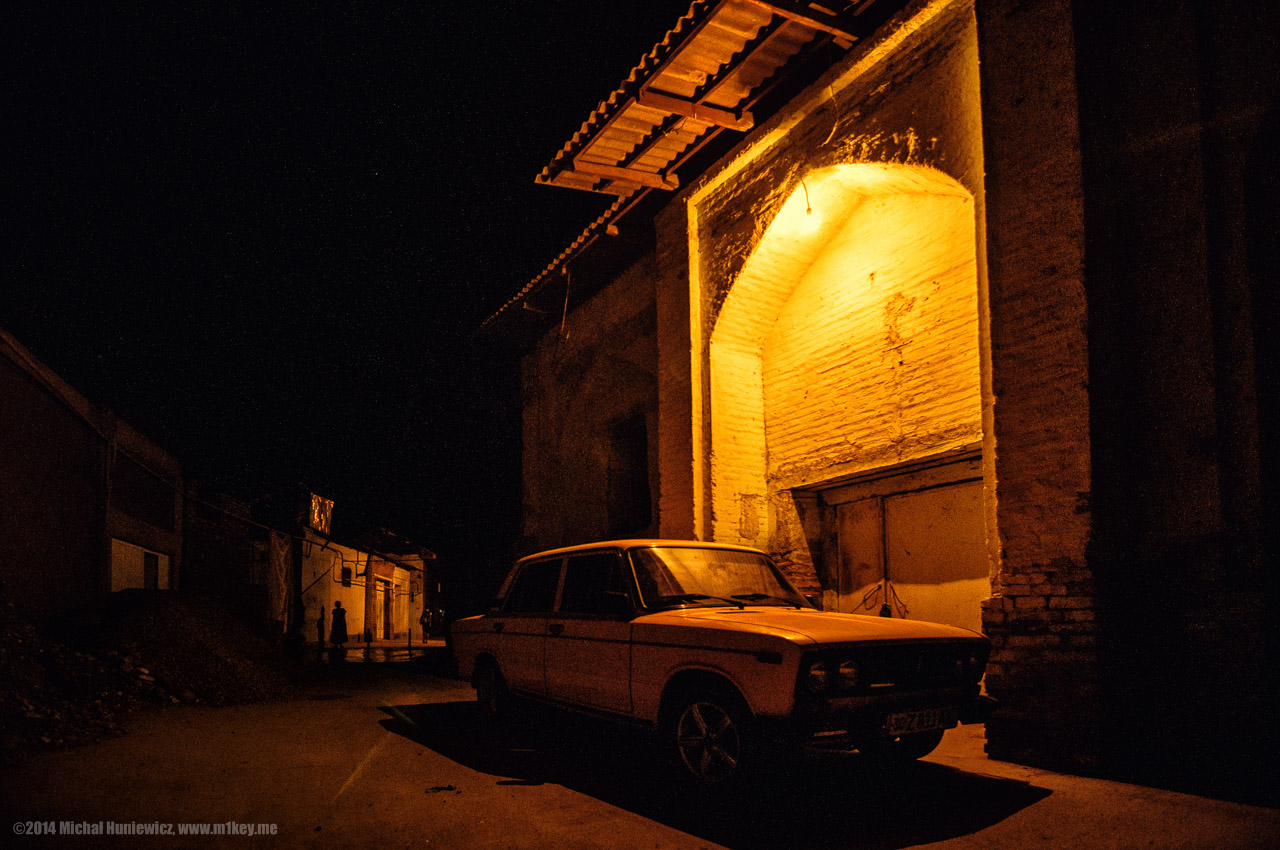 Street where the hotel was