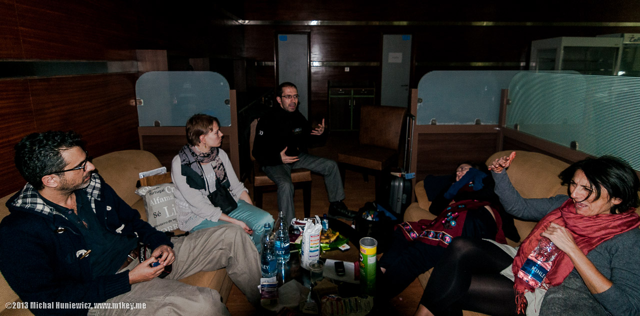 When your plane is delayed, demons awake